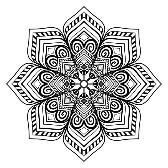 Money mandala adult coloring pages instant download printables coloring sheets