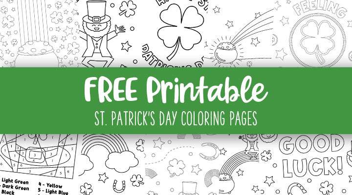 St patricks day coloring pages