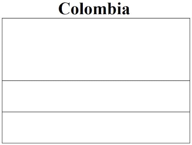 Colombia coloring pages