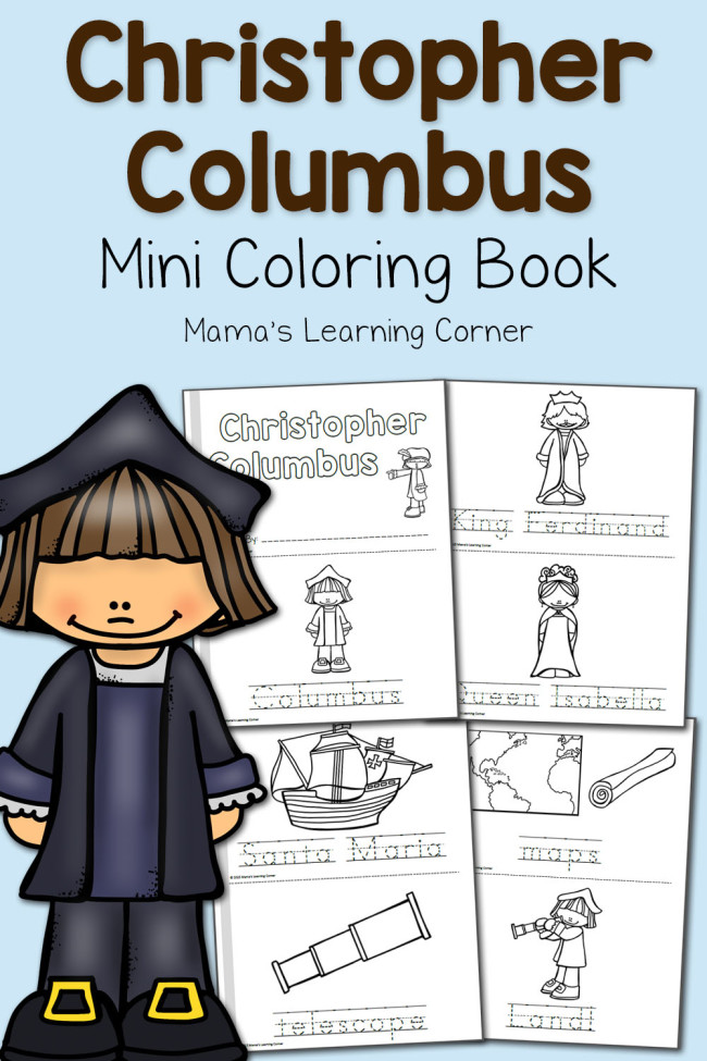 Free christopher columbus coloring pages