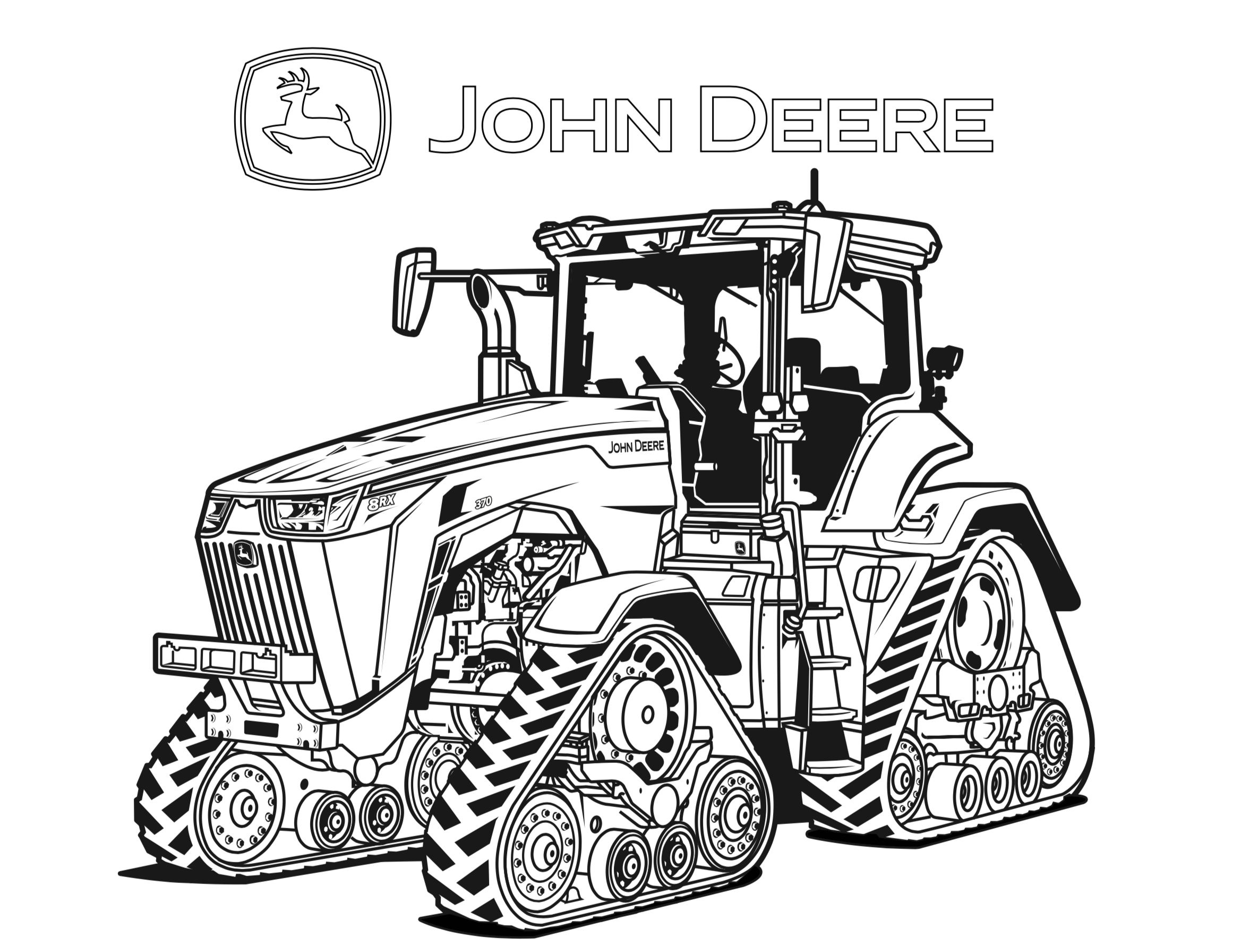 John deere kids coloring pages riesterer schnell