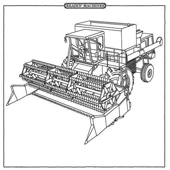 Useful picture series of bine harvester coloring pages proper intended for your young people