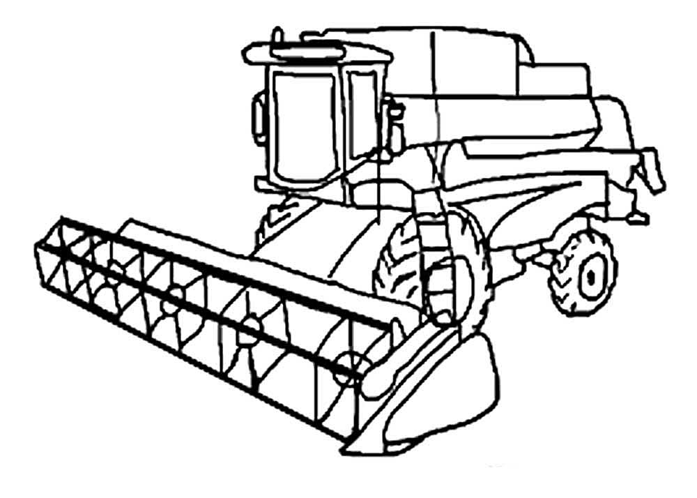 Bine harvester coloring pages ð to print and color