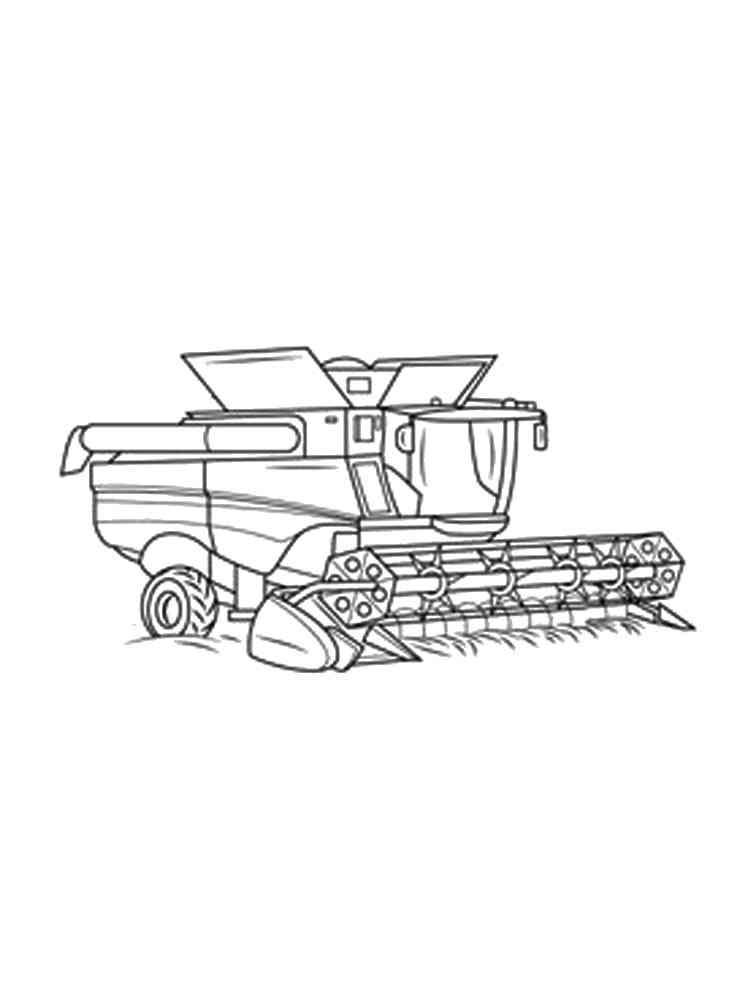 Bine harvester coloring pages