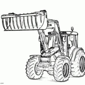 Tractor coloring pages printable for free download