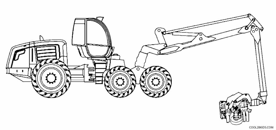 Printable john deere coloring pages for kids