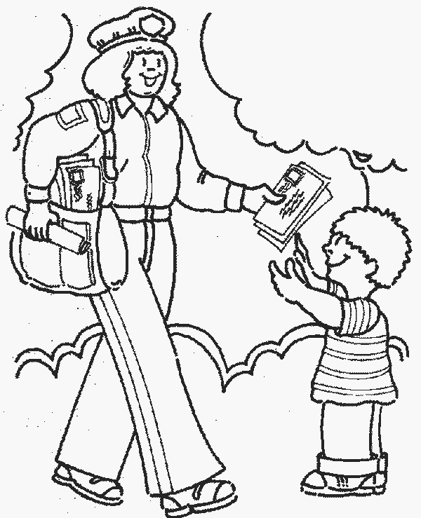 Best munity helpers coloring pages for kids