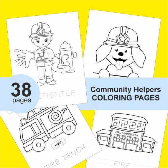 Munity helpers coloring pages munity helpers activity occupation printable coloring pages job preschool worksheets professions