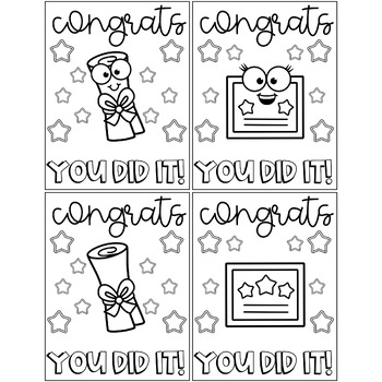 Congrats grad congratulations graduate coloring pages cards for graduates