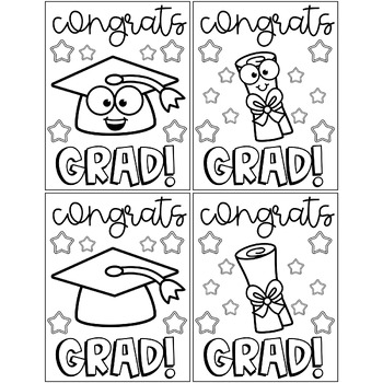 Congrats grad congratulations graduate coloring pages cards for graduates