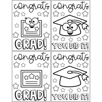 Congrats grad congratulations graduate coloring pages cards for graduates