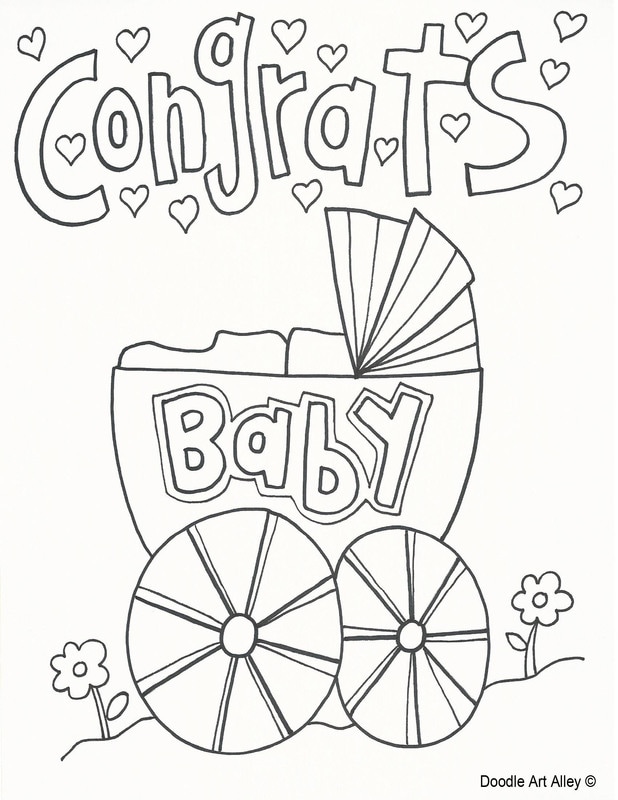 Baby coloring pages