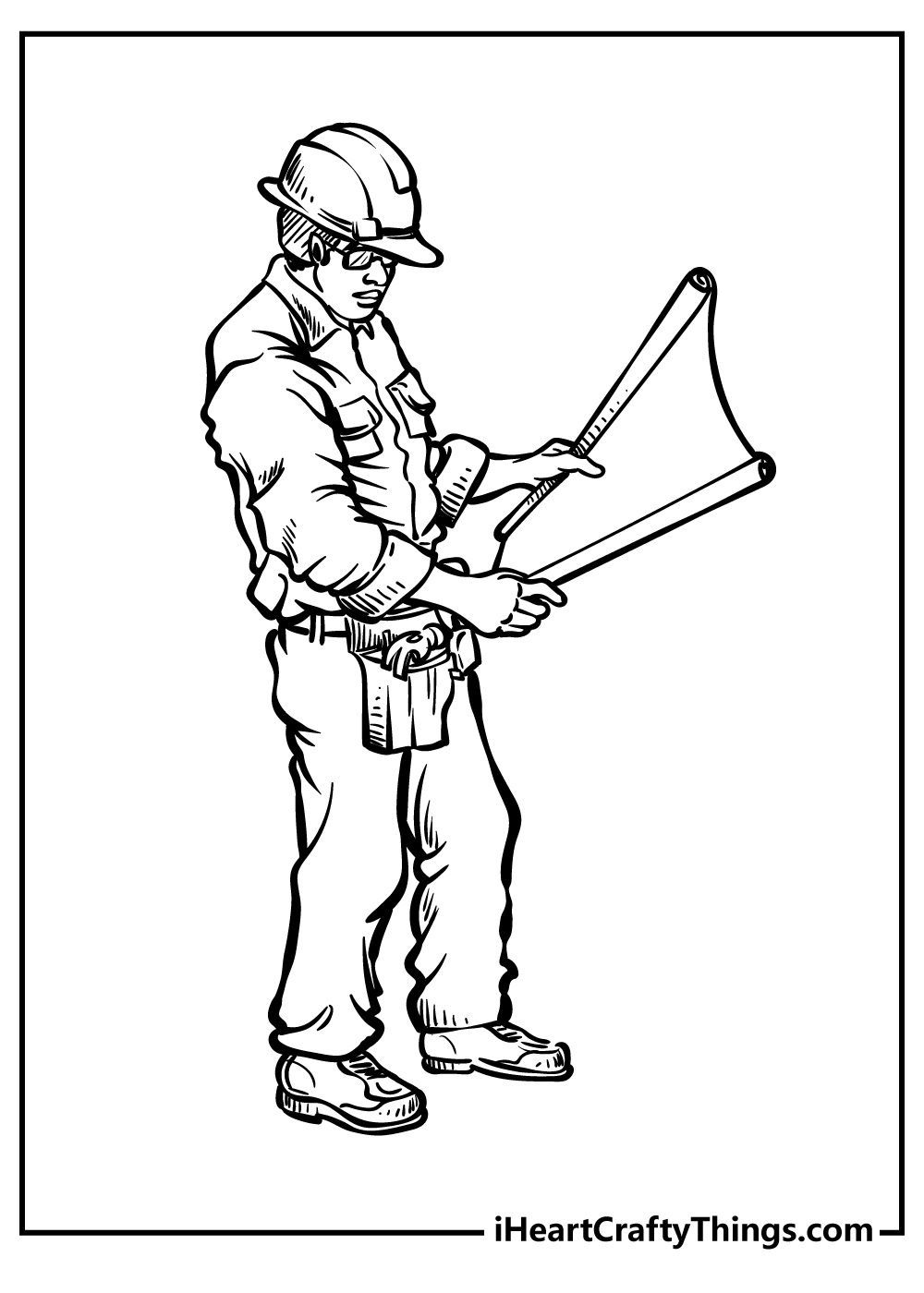 Construction coloring pages free printables