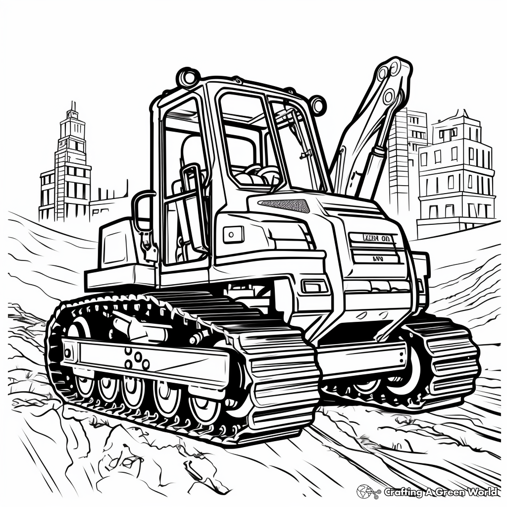 Construction coloring pages