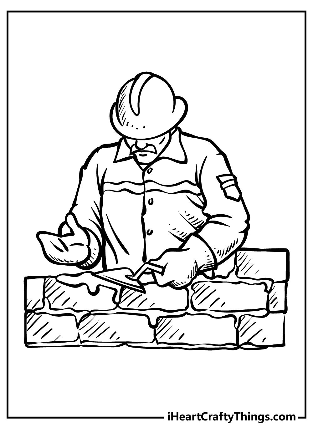 Construction coloring pages free printables