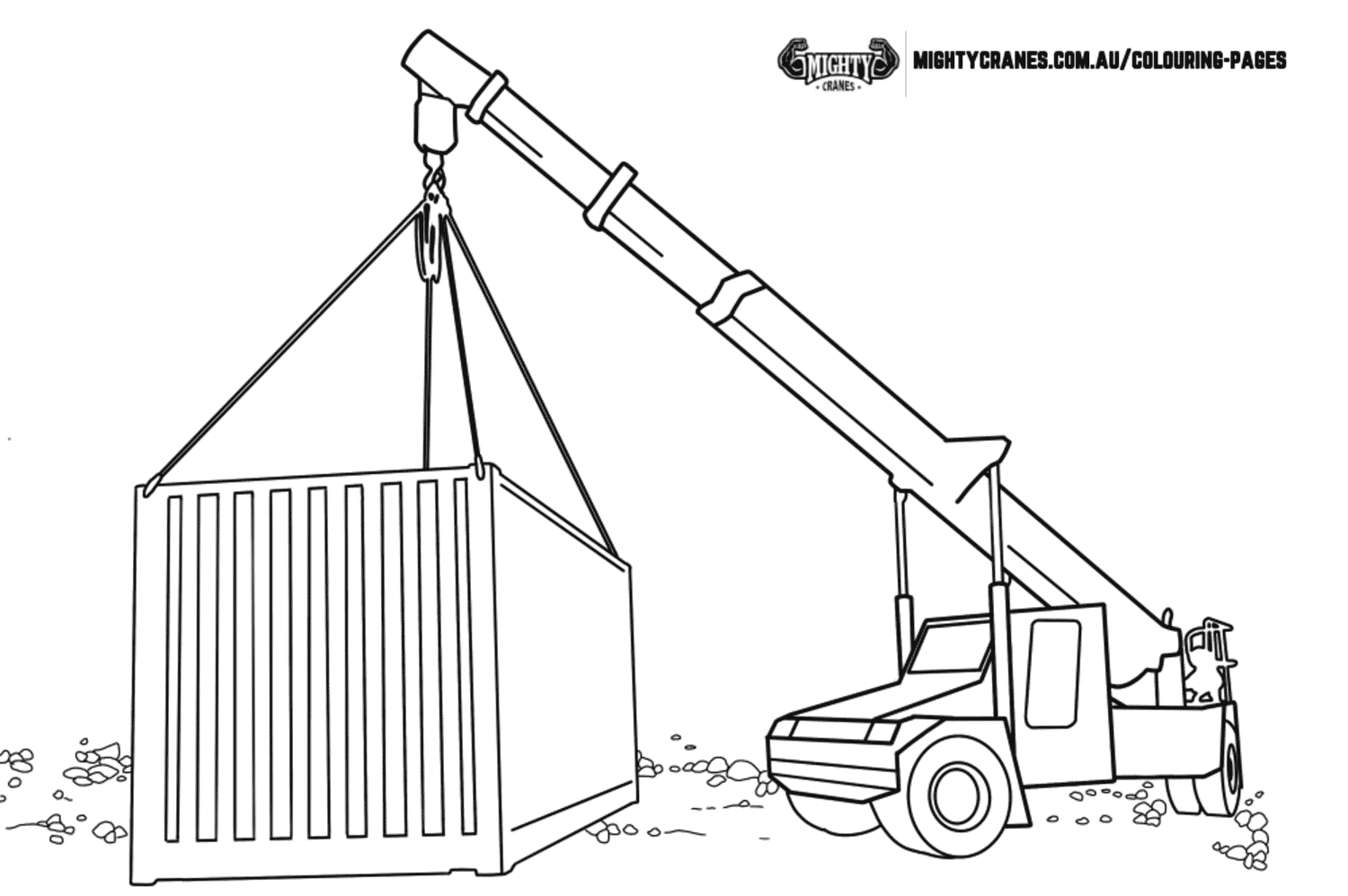 Construction coloring pages