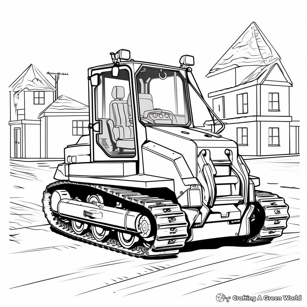 Construction coloring pages