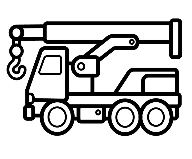 Construction coloring pages printable for free download