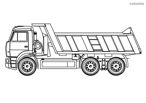 Trucks coloring pages free printable truck coloring sheets