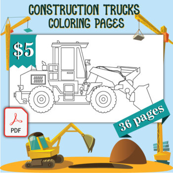 Construction trucks coloring pages printable coloring sheets x