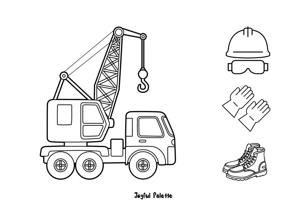 Nstruction vehicles loring pages