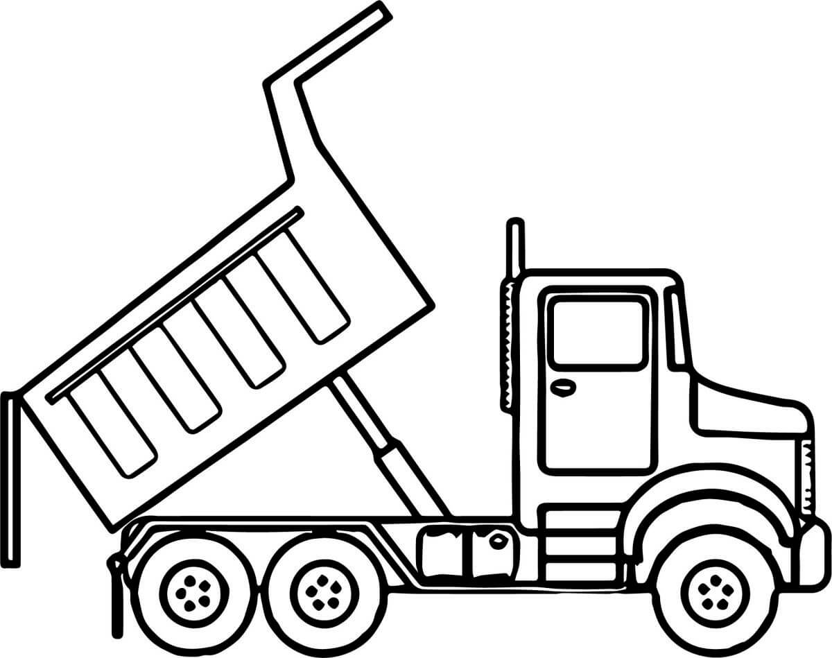 Truck coloring pages