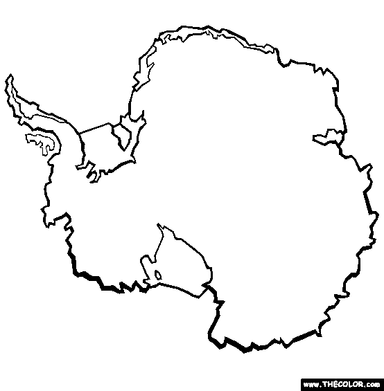 Continents online coloring pages