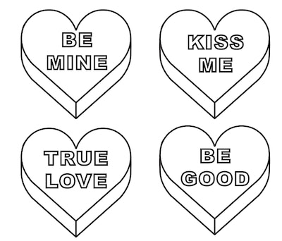 Free valentines day coloring printables worksheets for kids