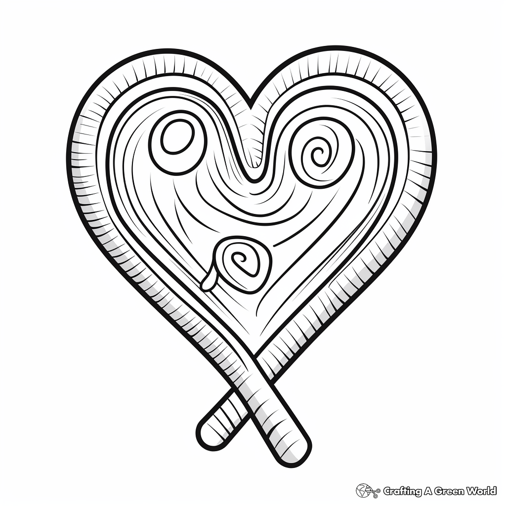 Candy cane coloring pages