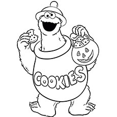 Top free printable cookie monster coloring pages online