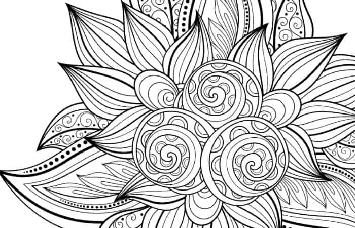 Free printable holiday adult coloring pages