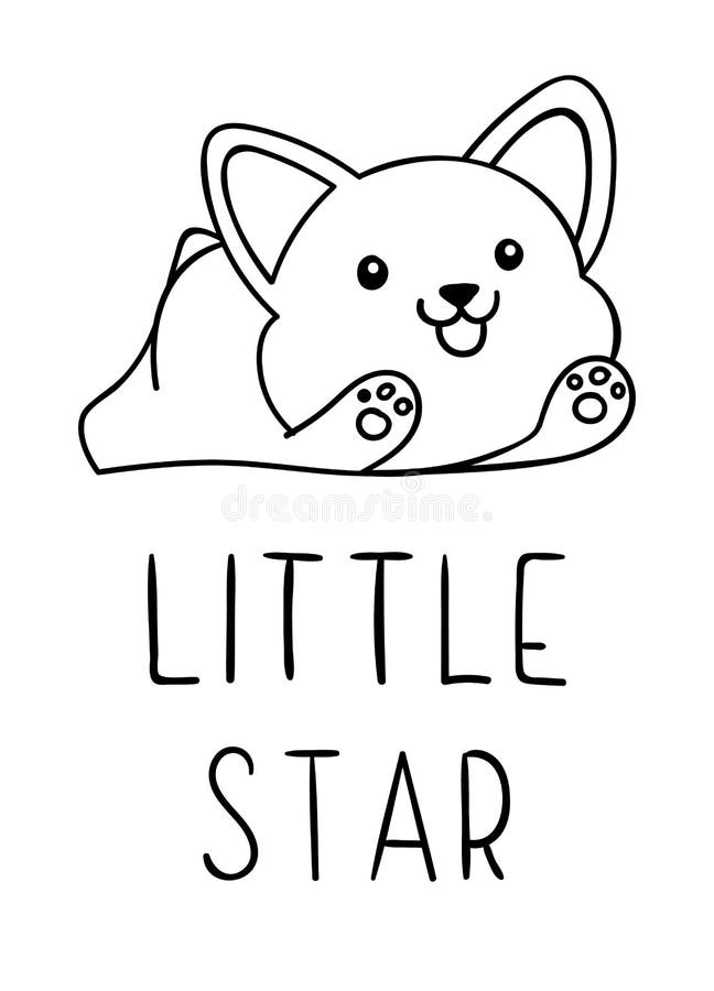 Corgi coloring stock illustrations â corgi coloring stock illustrations vectors clipart