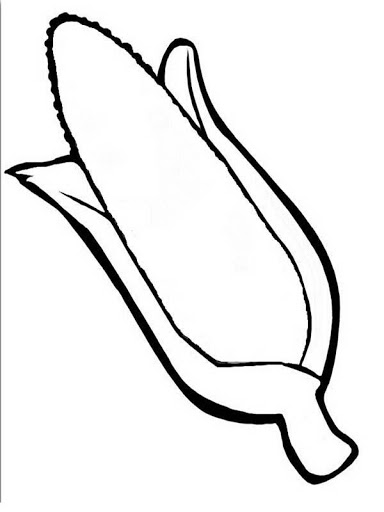 Coloring pages printable coloring page corn