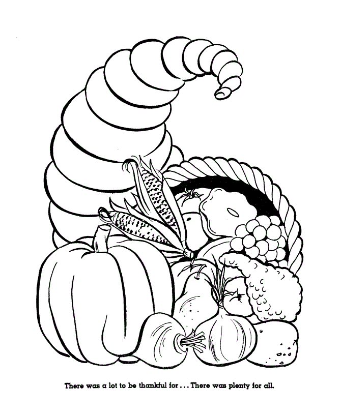 Free printable thanksgiving coloring pages for kids