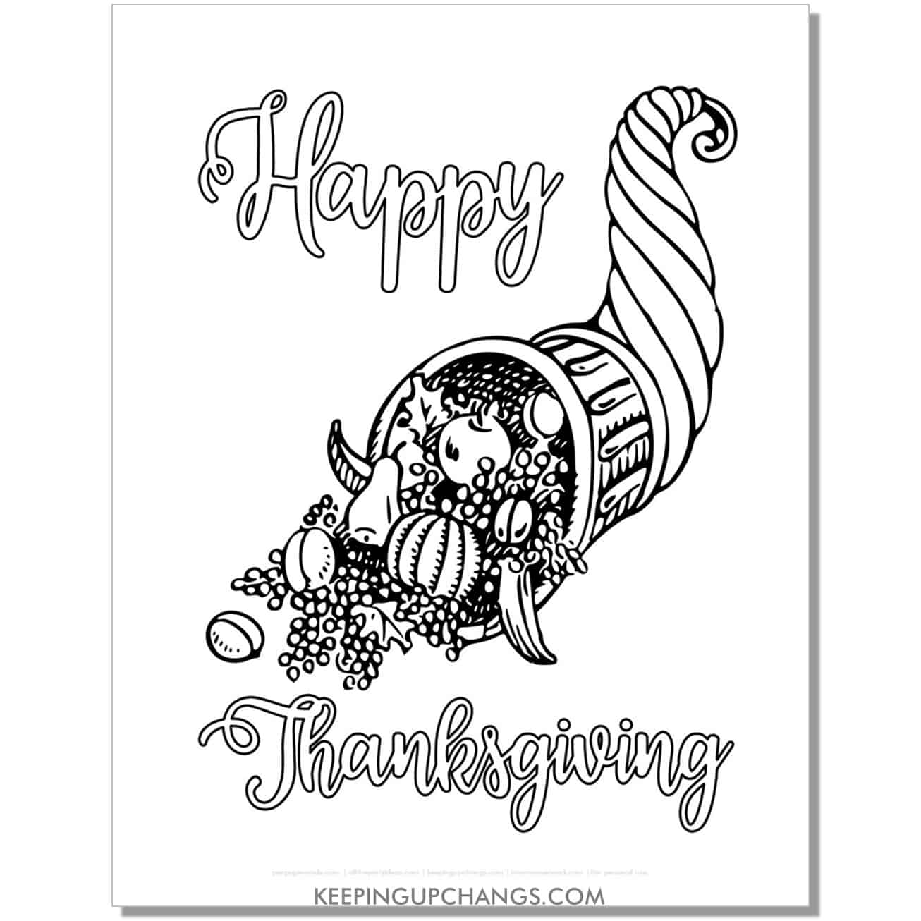 Free thanksgiving coloring pages sheets most popular printables