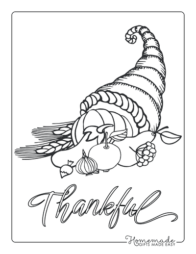 Free thanksgiving coloring pages for kids adults