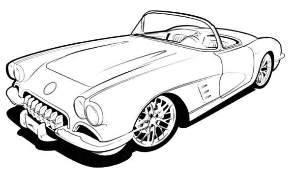 Fighting boredom during lockdown how about some corvette coloring pages