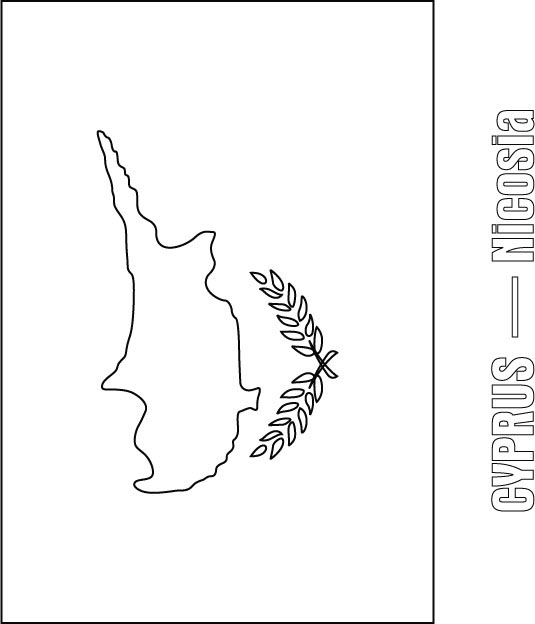 Cyprus flag coloring page download free cyprus flag coloring page for kids best coloring pages