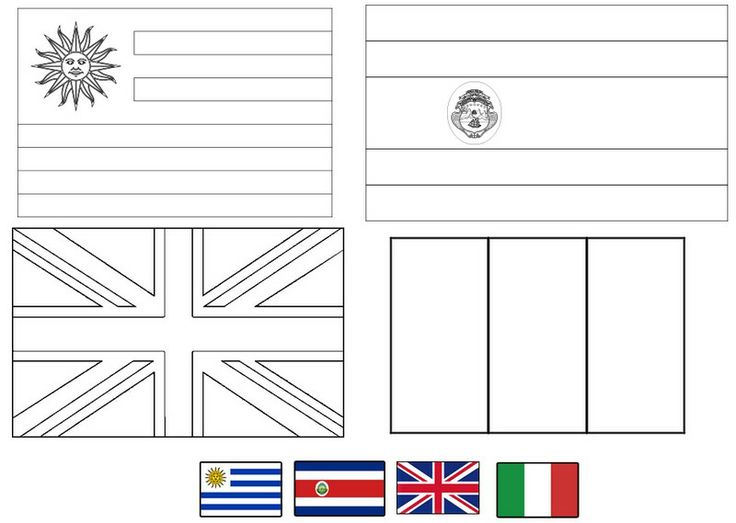 Coloring page fifa world cup group d uruguay