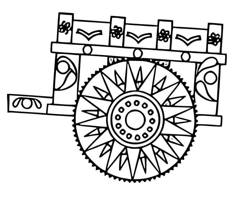 Drawing of costa rica flag coloring page