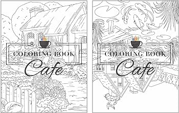 Country homes coloring book an adult coloring book featuring charming country homes peaceful landscapes and relaxing nature scenes cafe coloring book books