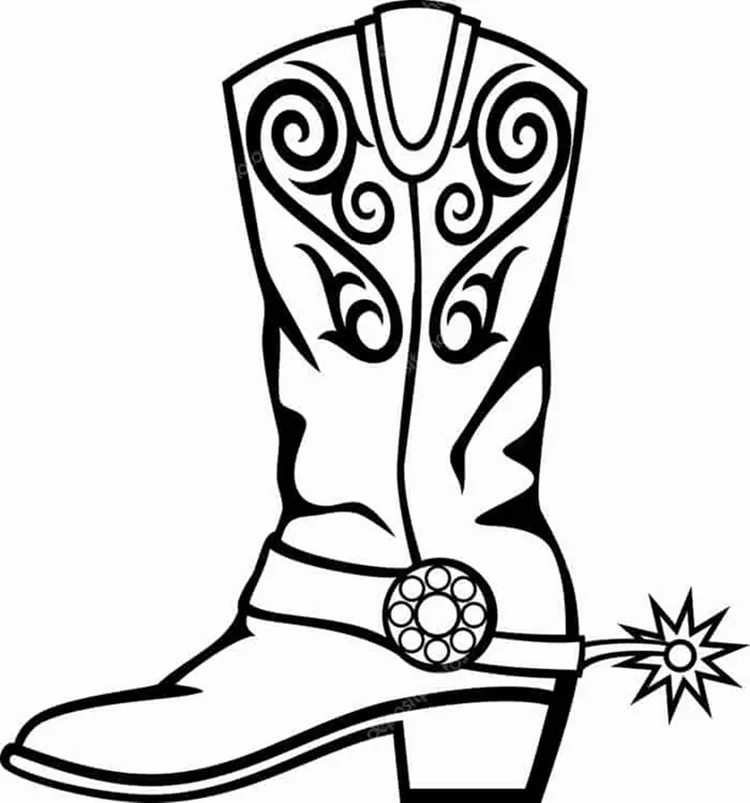 Cowboy coloring pages pdf to print