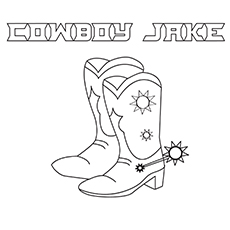 Top free printabe cowboy coloring pages online