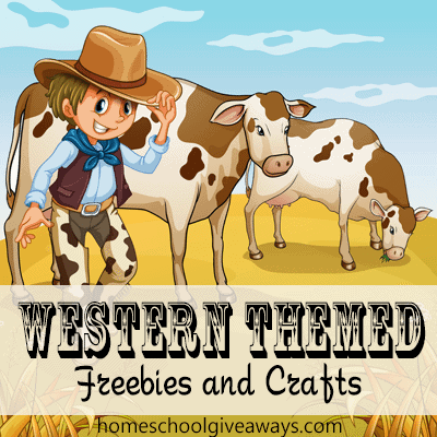 Western themed freebies and crafts