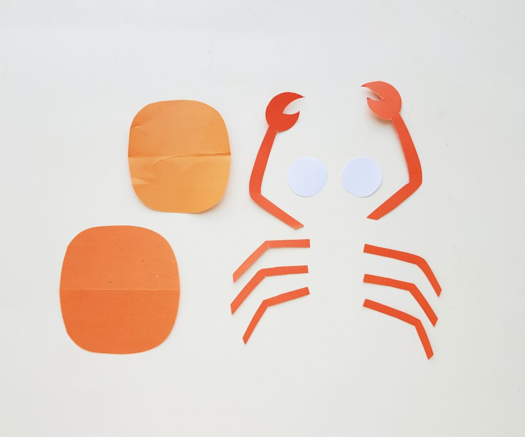 Super cute crab craft for kids