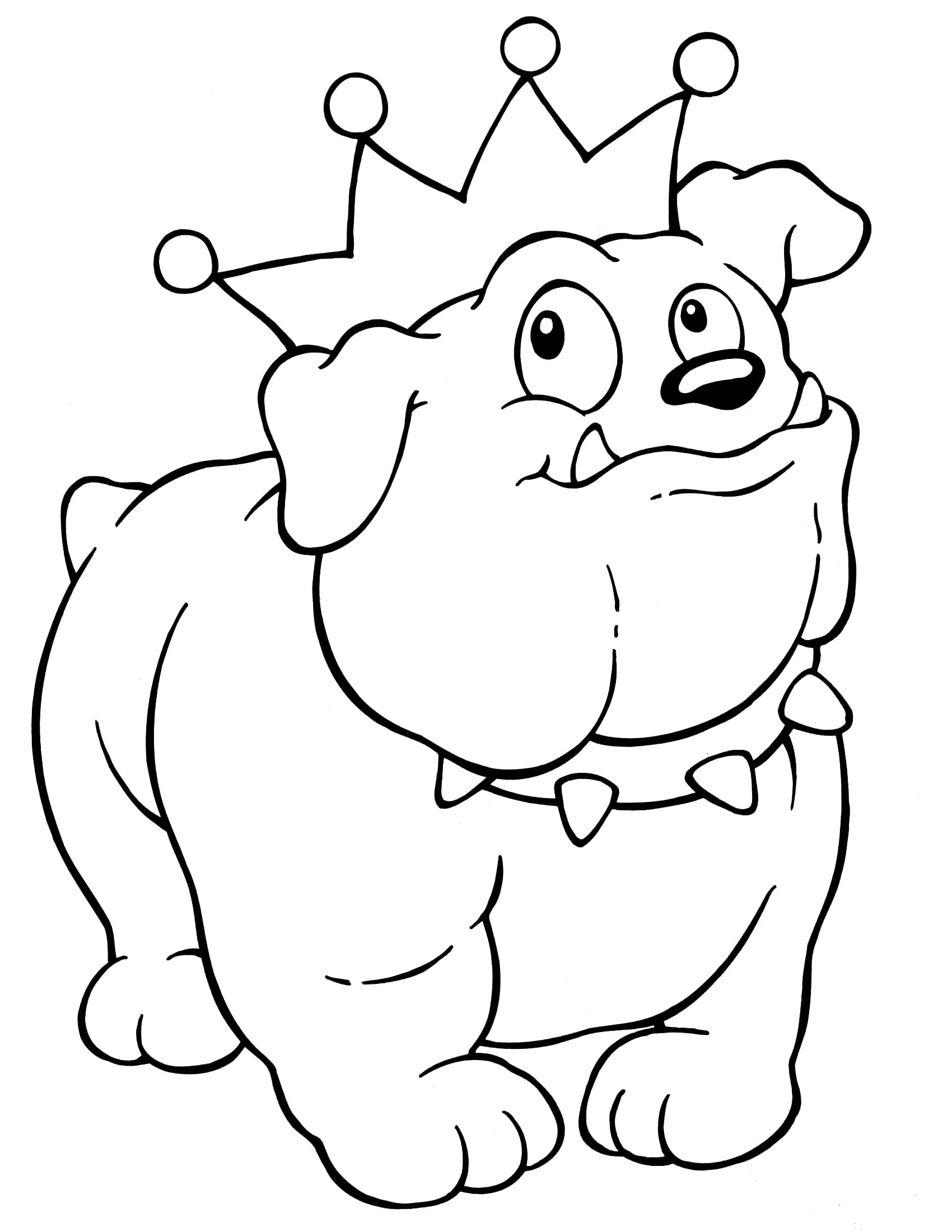 Crayola dog coloring page