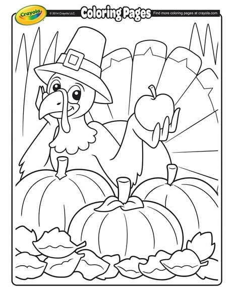 Crayola thanksgiving coloring pages