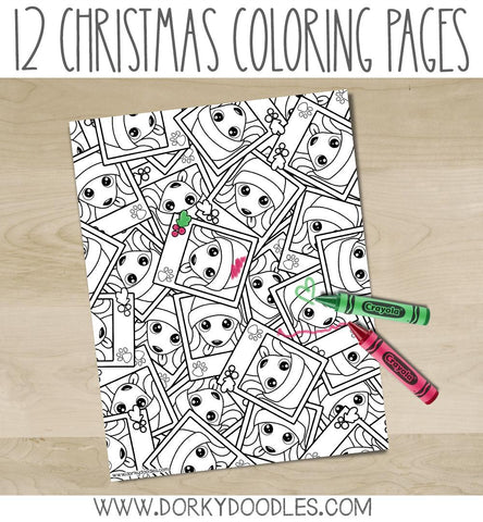 Christmas coloring pages