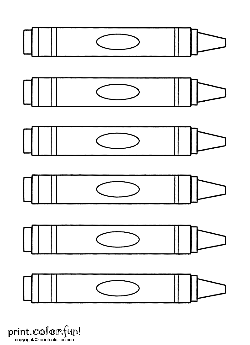 Six crayons print color fun free printables coloring pages crafts puzzles cards to prinâ crayola coloring pages coloring pages princess coloring pages