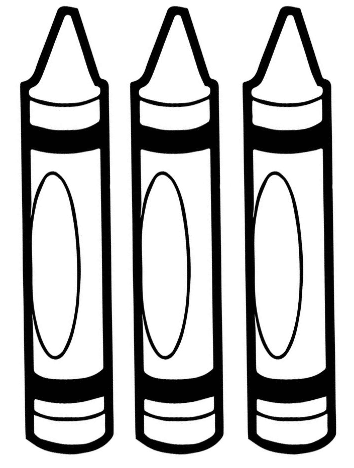 Crayon coloring pages printable for free download